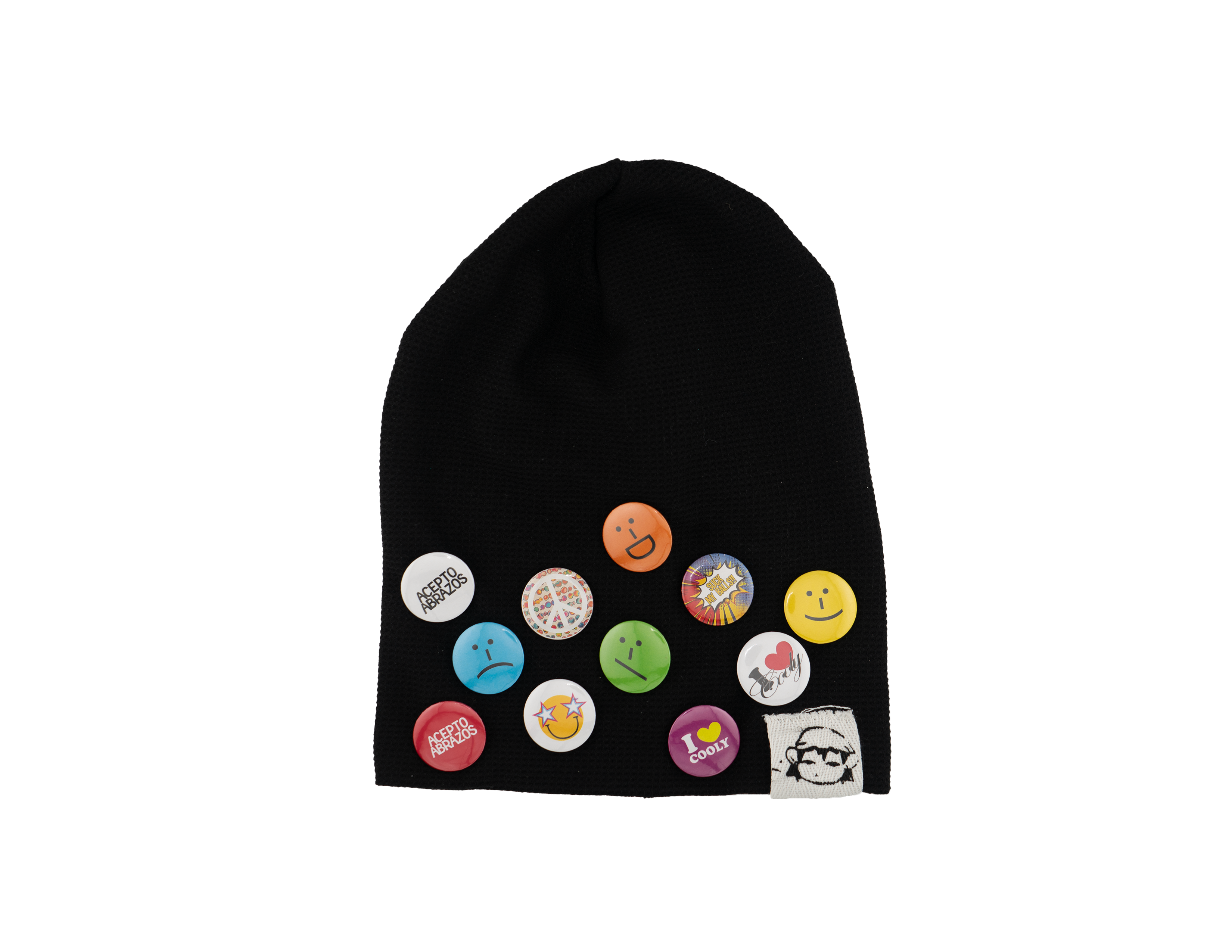 Beanie de Pins - Negro