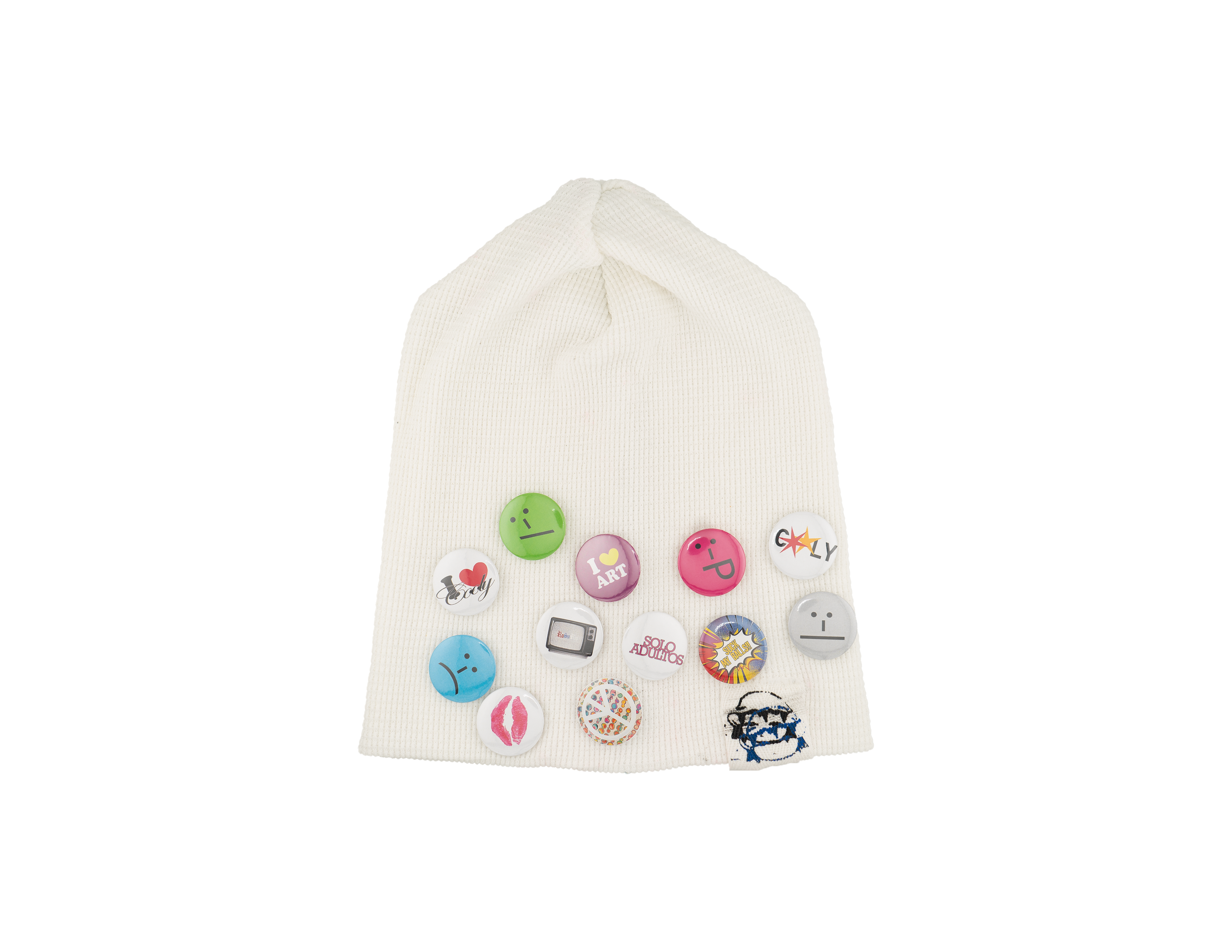 Beanie de Pins - Blanco